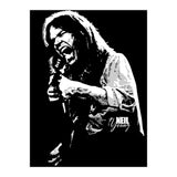 Neil Young Musician Legend in Grayscale 2 (Print Only) thumbnail