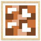 Brown Abstract Square Tiles thumbnail