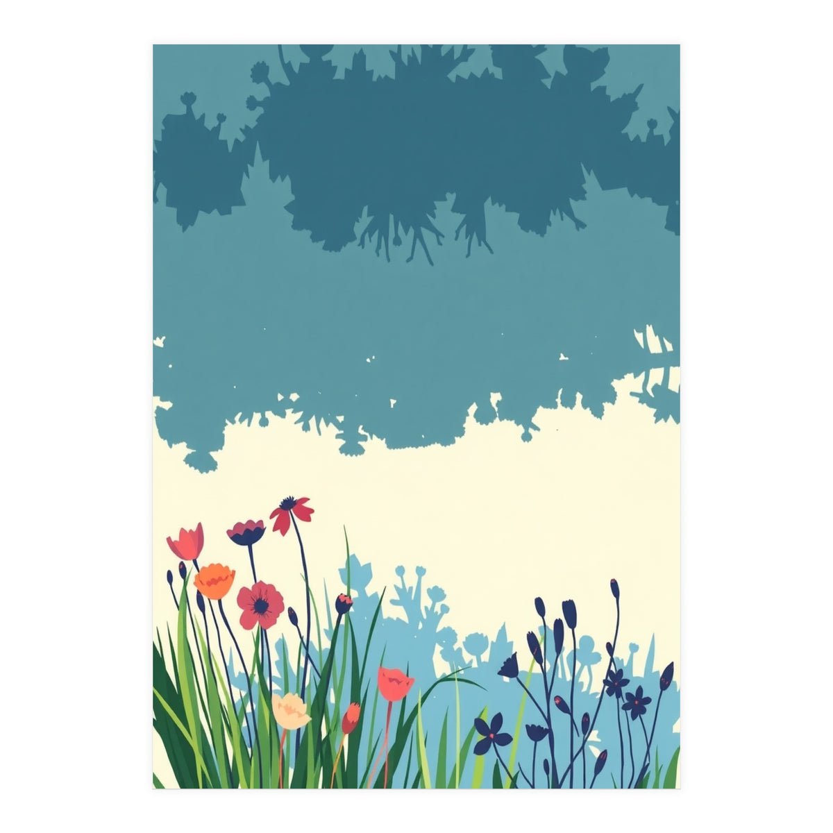 Lake Flower Nature (Print Only)