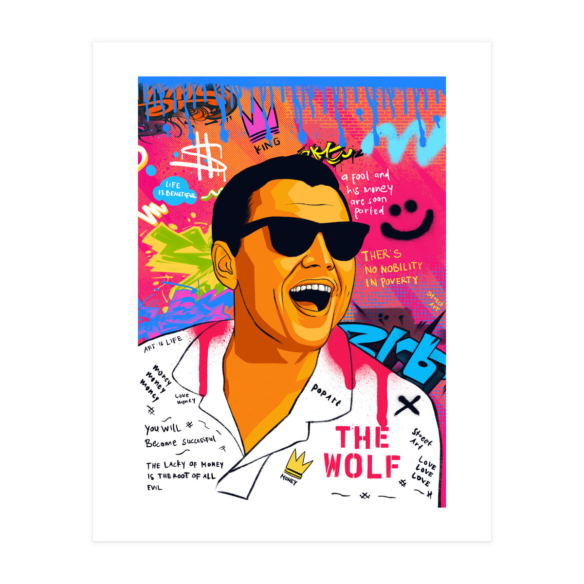 Wolf of Wall St  (Print Only)
