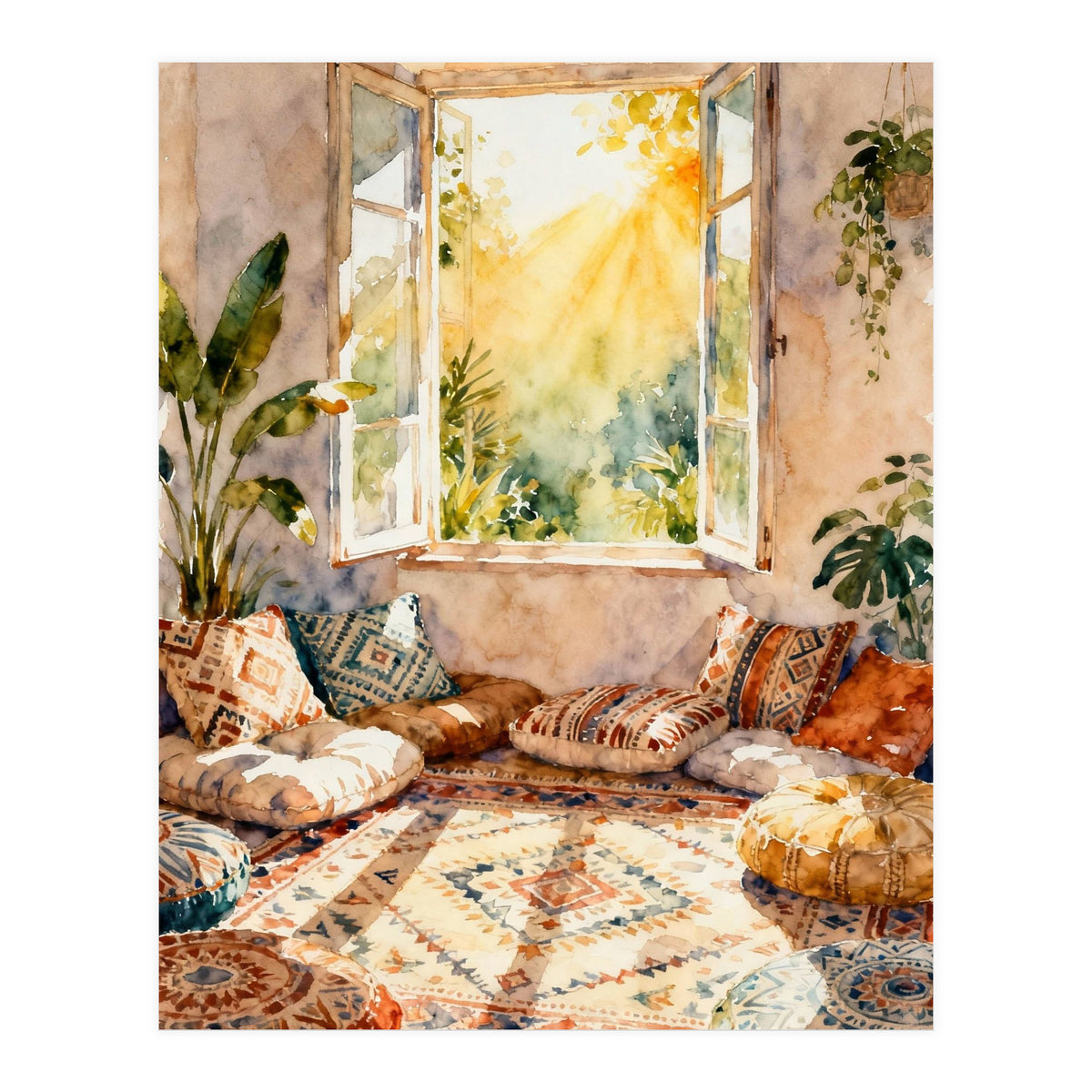 Matisse Inspired Livingroom (Print Only)