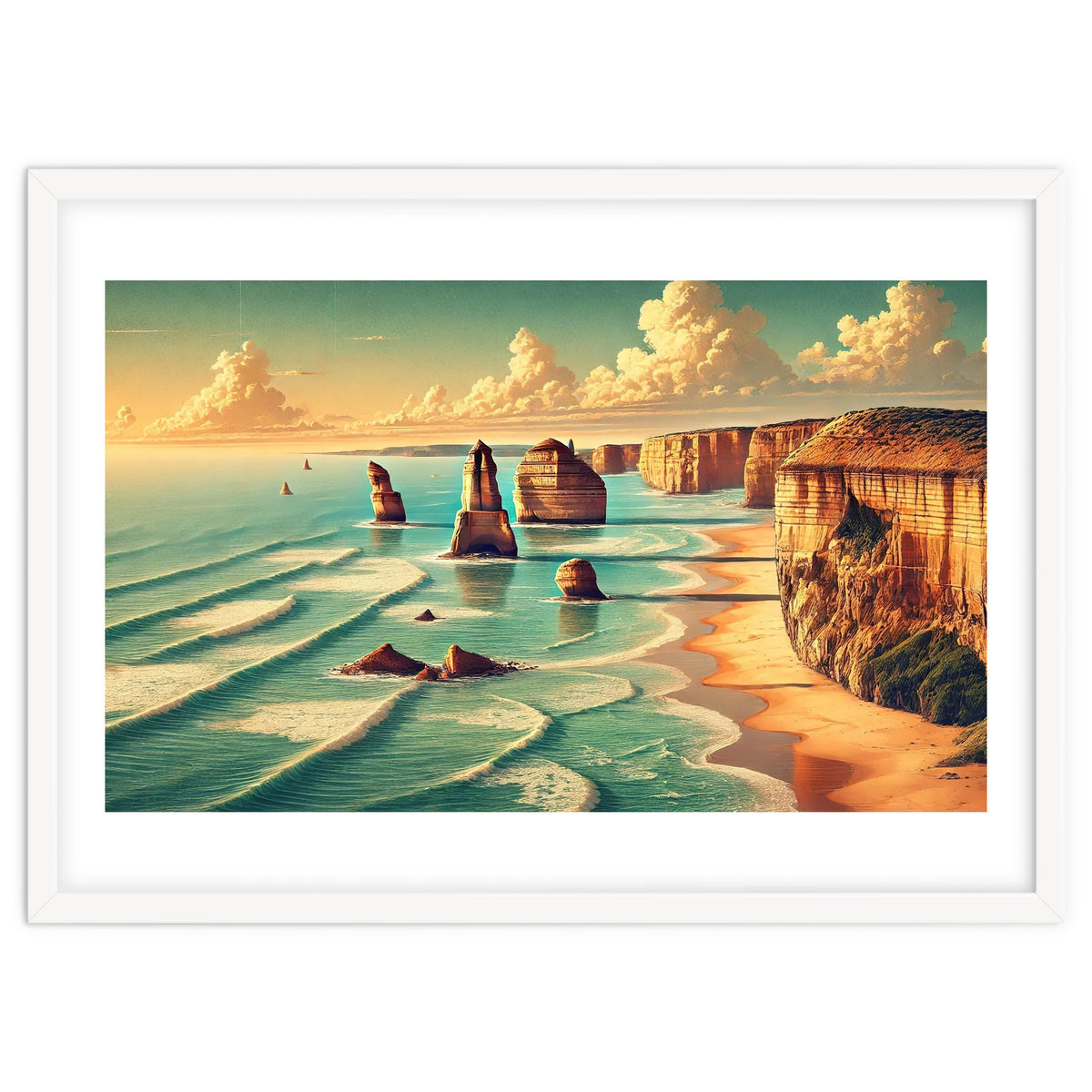 Vintage Australia, Great Ocean Road Poster