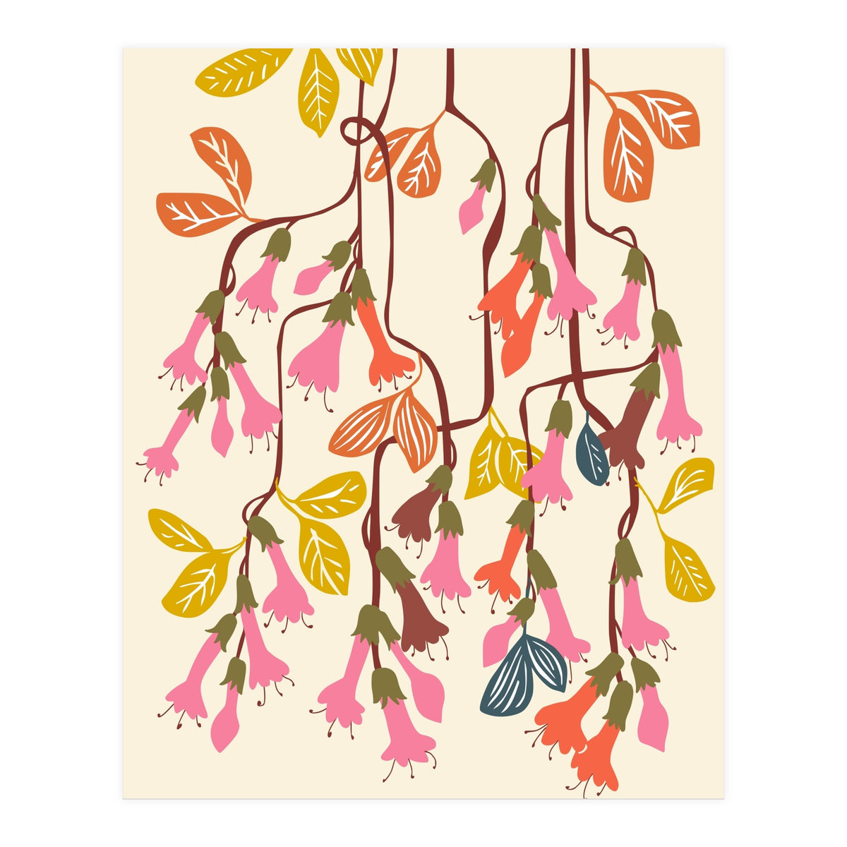 Fuchsia Flower Affection Light (Print Only)