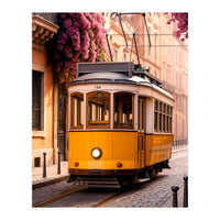 The Charm of a Classic City Tram (Print Only)