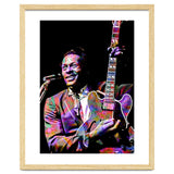 Chuck Berry Rock and Roll Guitarist Colorful thumbnail