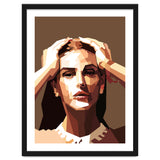 Monica Bellucci Actress Retro Art Illustration thumbnail