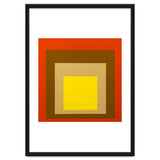 Josef Albers - Red, Brown, Golden thumbnail