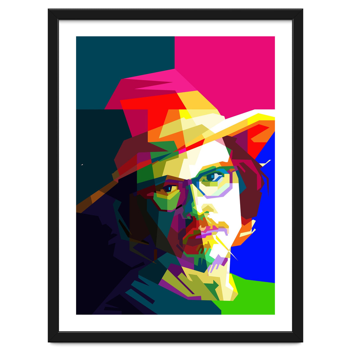 Johny Depp Hollywood Movies Pop Art WPAP