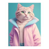 Cat Wearing Jacket (Print Only) thumbnail