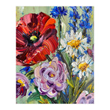Vibrant Wildflower Meadow Oil Painting (Print Only) thumbnail