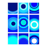 Circles & Rectangles Alt Blue 3 X 3: 1 (Print Only) thumbnail