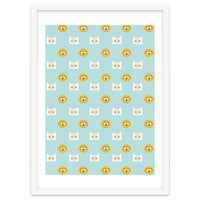 Minimalist Finn And Jake Seamless Cartoon Pattern