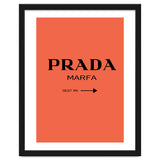 Prada Marfa, Fashion Sign Poster, Chic Decor, thumbnail