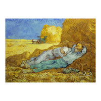 Vincent Van Gogh / 'The Siesta (after Millet)', 1889-1890, Oil on canvas, 73 x 91 cm. (Print Only)
