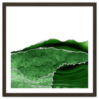 Green & Silver Agate Texture 10
