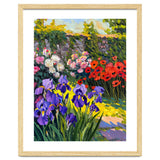 Sun-Drenched Secret Garden Oil Painting thumbnail
