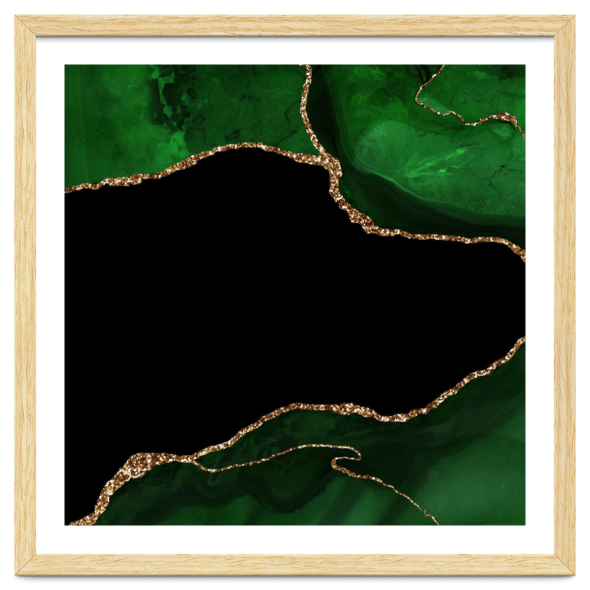Green & Gold Agate Texture 04