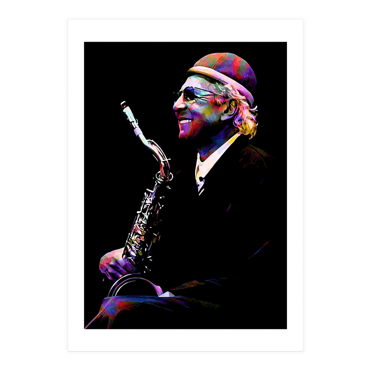 Charles Lloyd Jazz Saxophonist (Print Only)