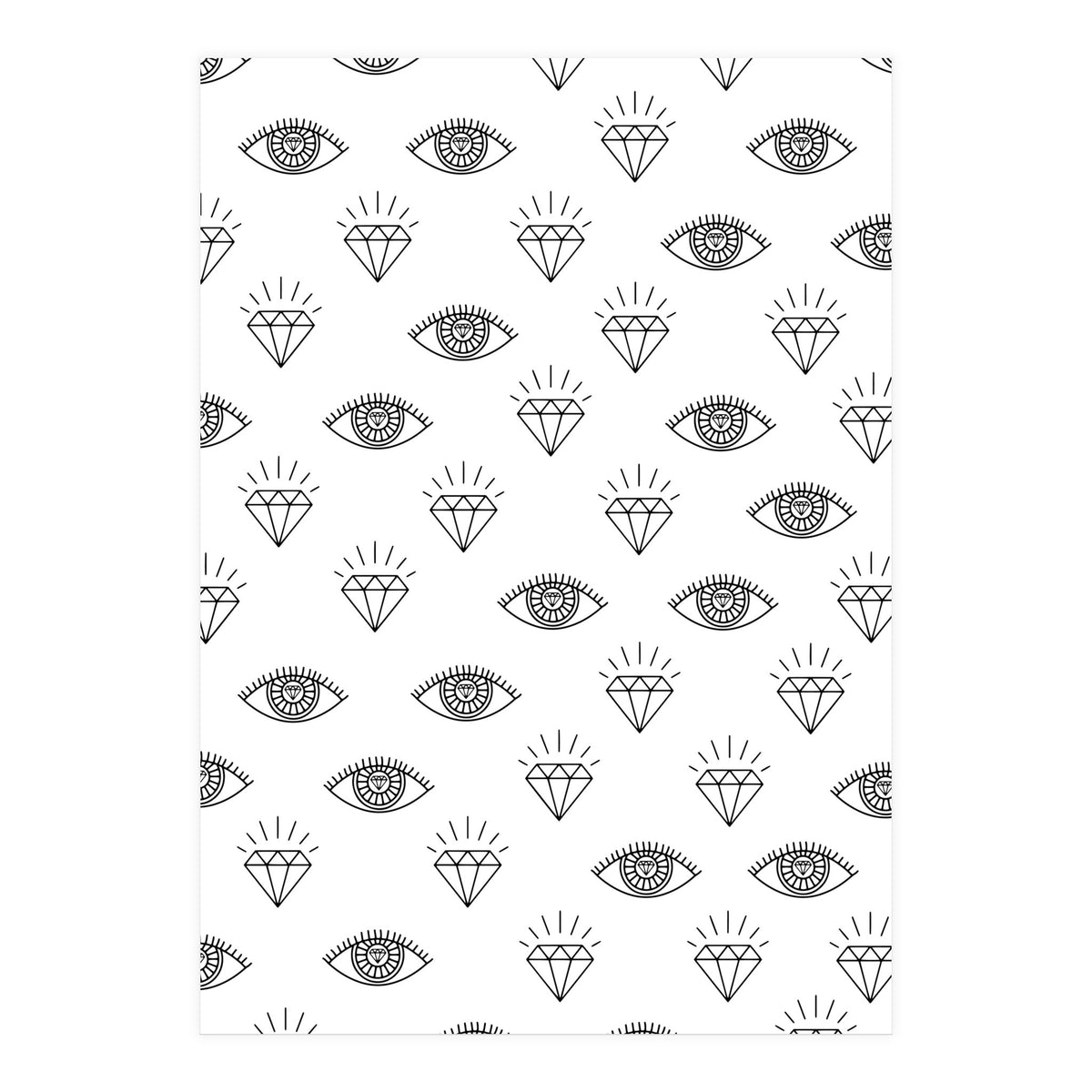 Diamond Eyes #society6 #decor #buyart  (Print Only)