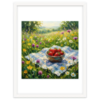 Summer Strawberries in the Meadow