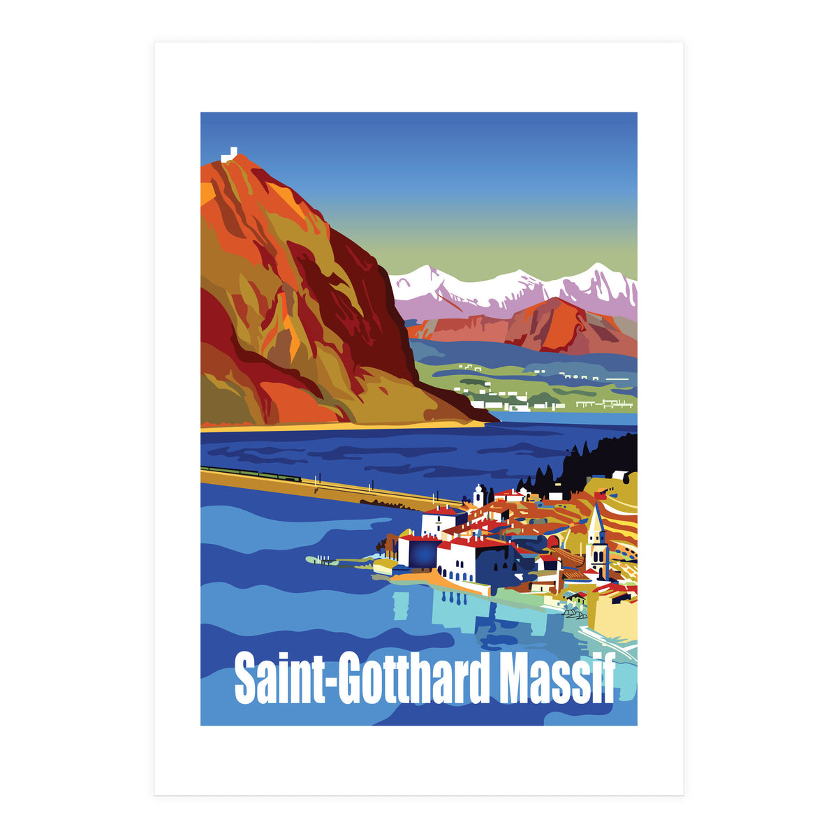 Saint Gotthard Massif, Switzerland (Print Only)