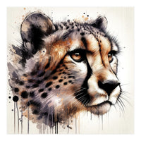 Watercolor Cheetah (Print Only)