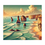 Vintage Australia, Great Ocean Road Poster (Print Only) thumbnail