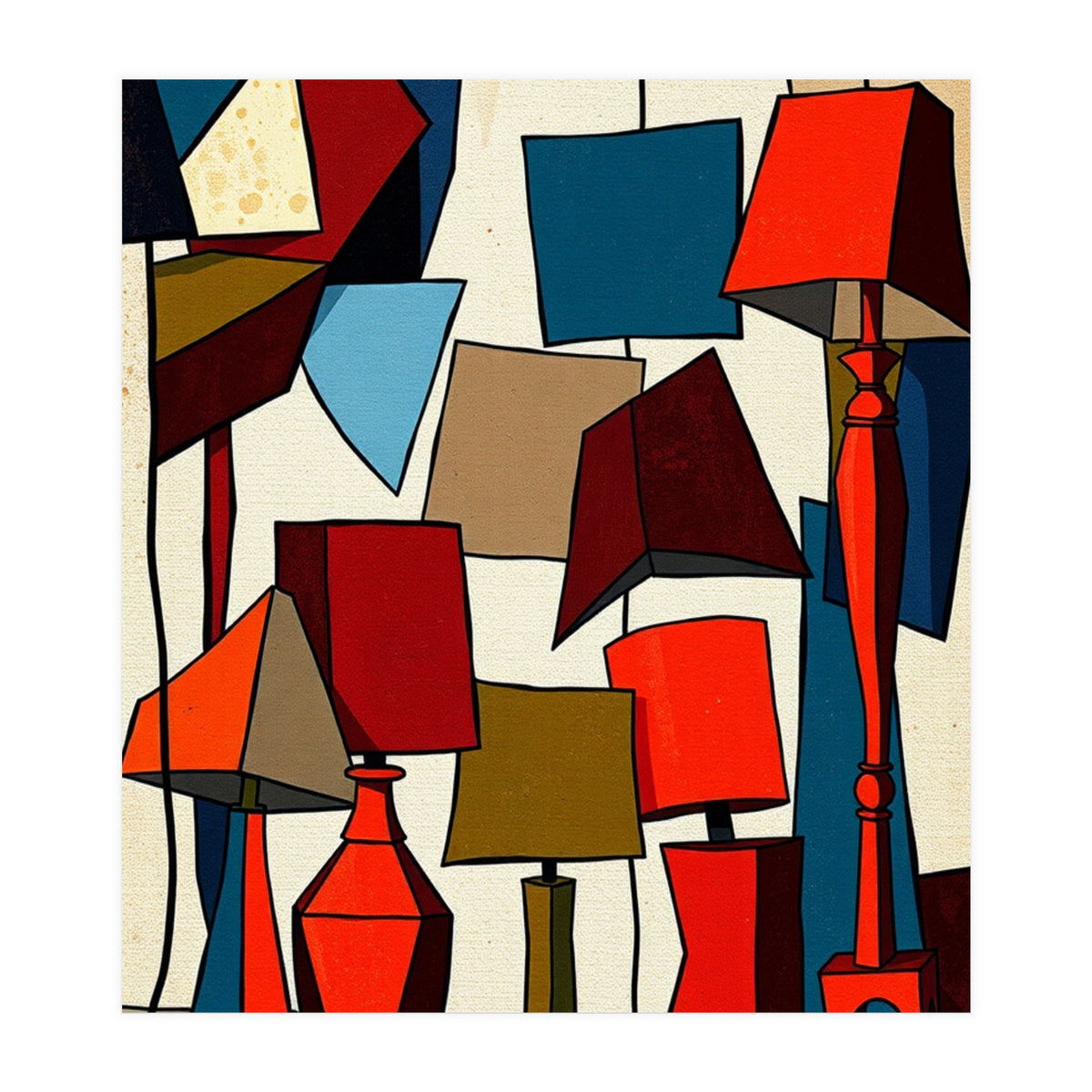 Abstract The Lamp (Print Only)