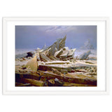 'The Sea of Ice', c. 1823-1824,  Oil on canvas, 96.7 x 126.9 cm. thumbnail