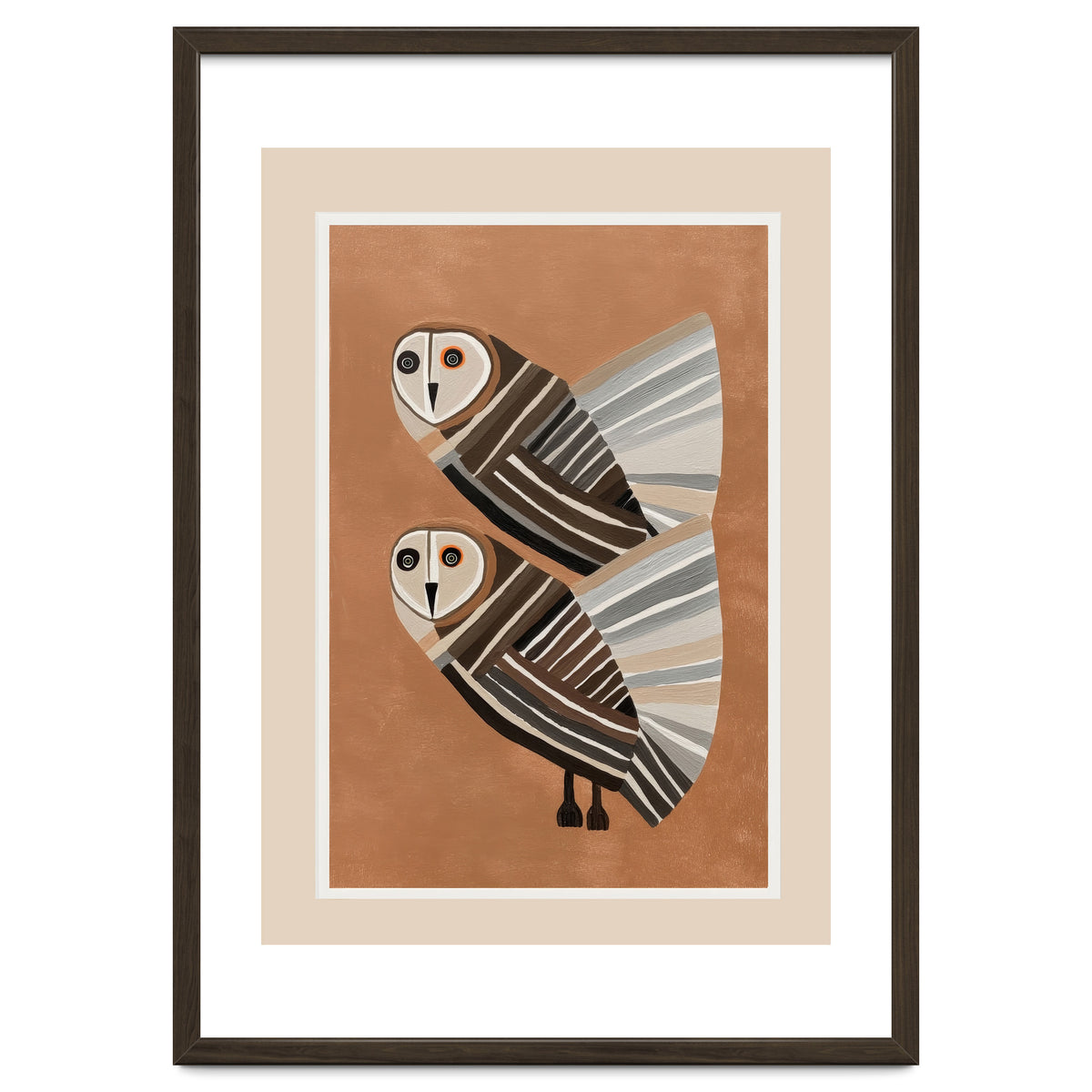 Striped Owl Pair