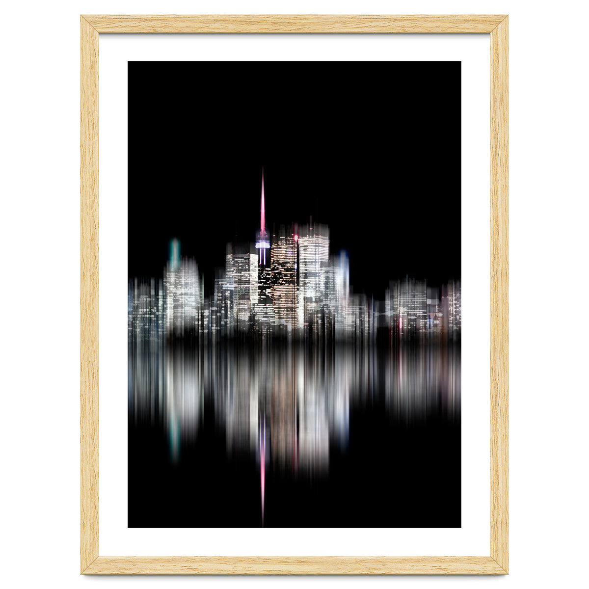 Toronto Skyline Blur Version No 2