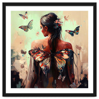 Powerful Butterfly Woman Body #3