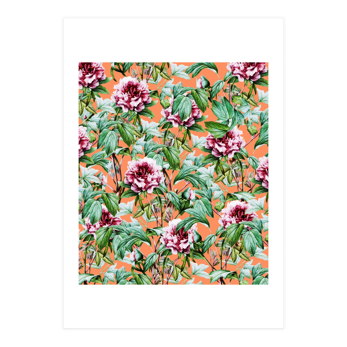 Frosty Florals || #society6 #decor #buyart (Print Only)