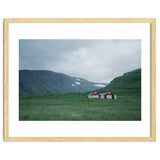 Cabins under the twilight - Iceland thumbnail