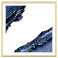 Navy & Gold Agate Texture 27