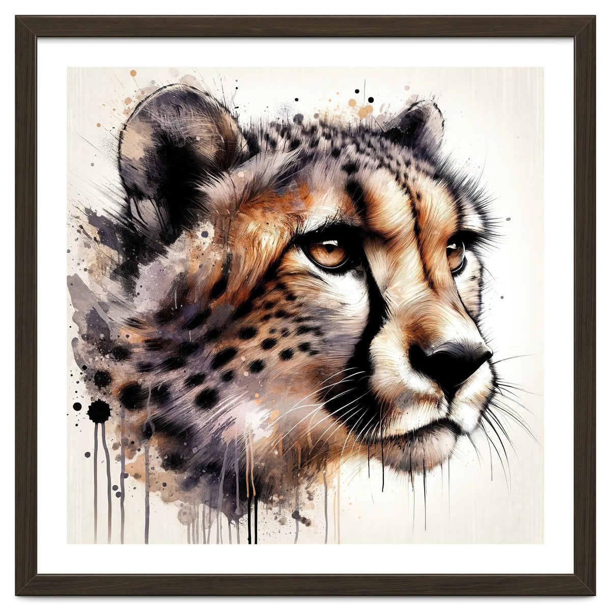 Watercolor Cheetah