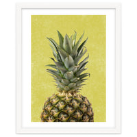 Pineapple Crown, Tropical Summer Fruit Art
