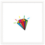 Rainbow colorful diamond thumbnail