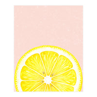 Lemon Slice, Fresh Citrus Kitchen Summer Art (Print Only)