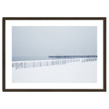 Pier in the winter seascape thumbnail