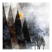 Trees Under Magic Mountains 7-D (Print Only)