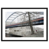 Fishing man under the bridge thumbnail