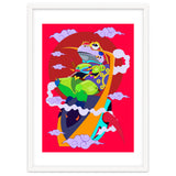 Knight Frog Pop Art Illustration thumbnail