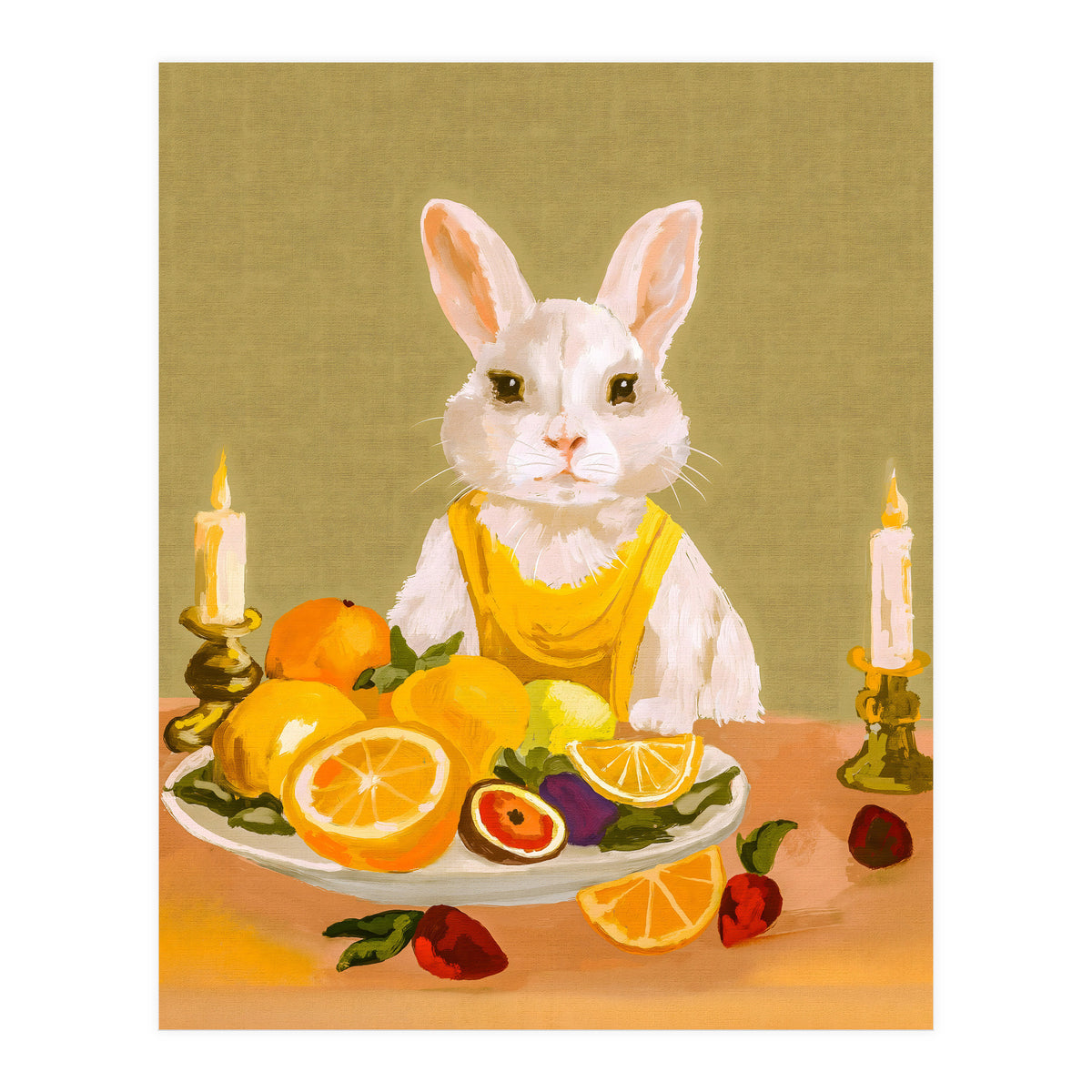 Bunny's Candlelight Fruit Dinner  (Print Only)