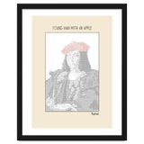 Young Man with an Apple (1505) – Raphael (ascii art) thumbnail