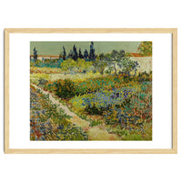 Vincent van Gogh – Garden at Arles | Vibrant Post-Impressionist Wall Art