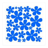 Blue Flowers Pattern (Print Only) thumbnail
