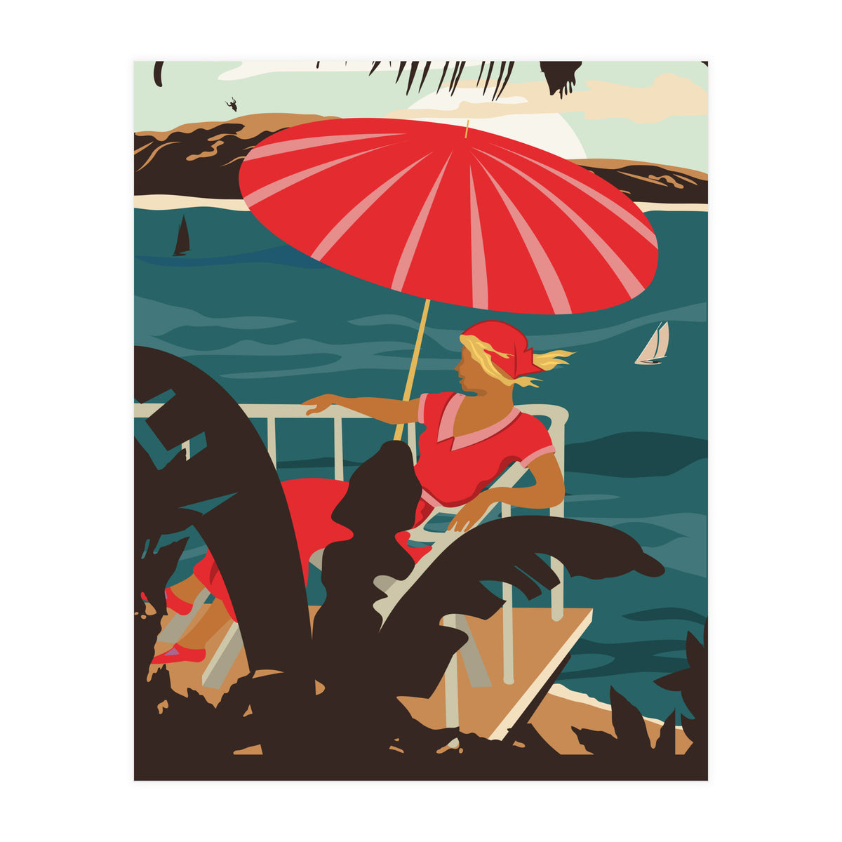 Vacation On a Sea (Print Only)