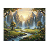 Enchanted Waterfall Meadow (Print Only) thumbnail