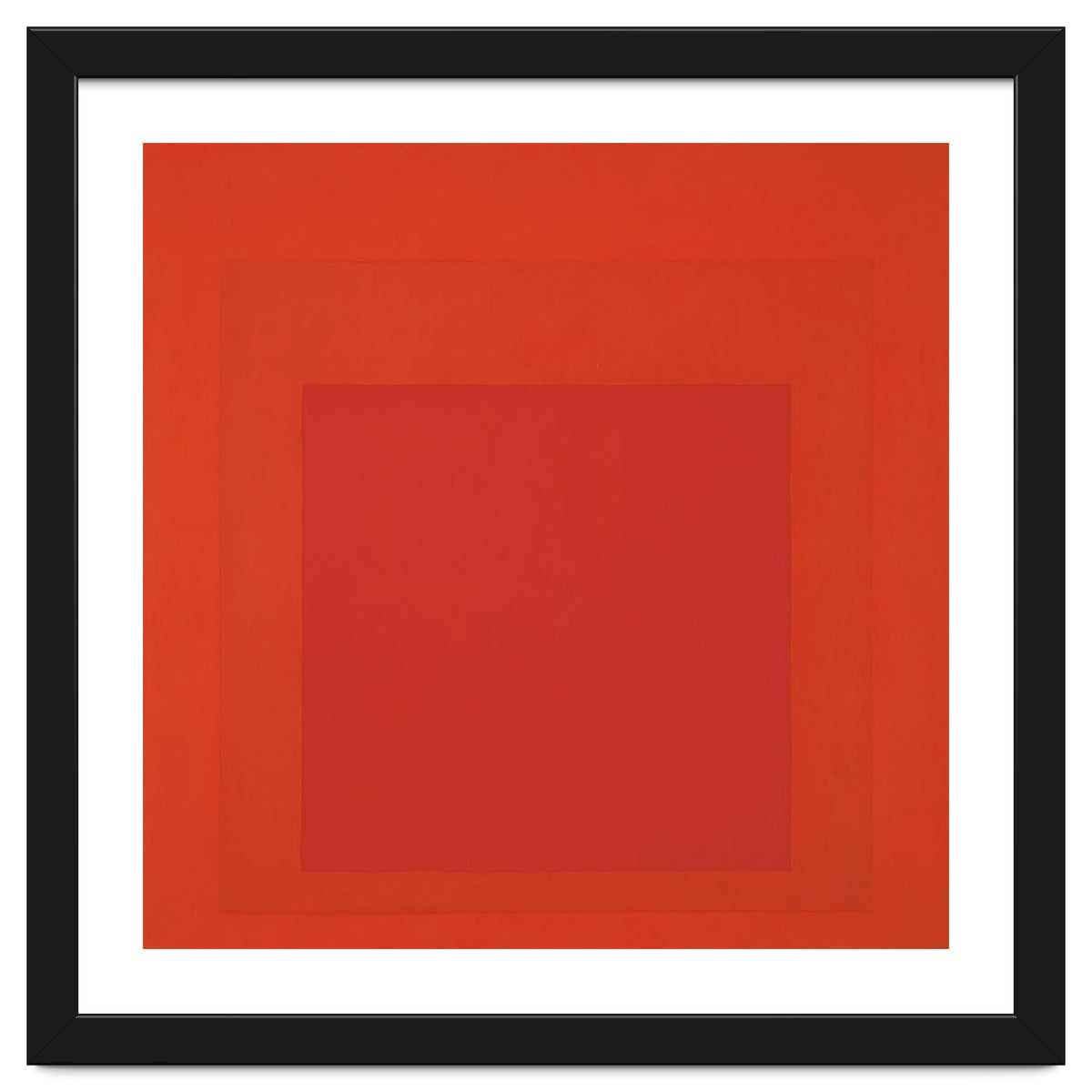 JOSEF ALBERS - HOMAGE TO THE SQUARE RED